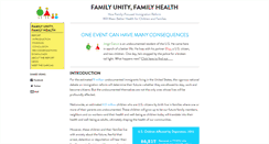 Desktop Screenshot of familyunityfamilyhealth.org